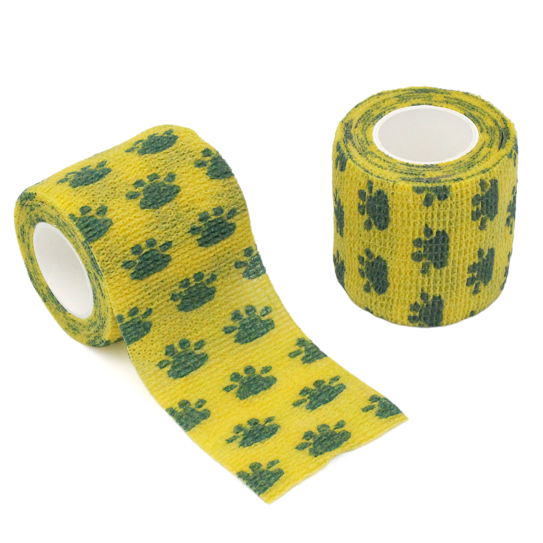 Picture of Factory wholesale non-woven self-adhesive elastic elastic bandage sports protection ankle pet print finger bandage