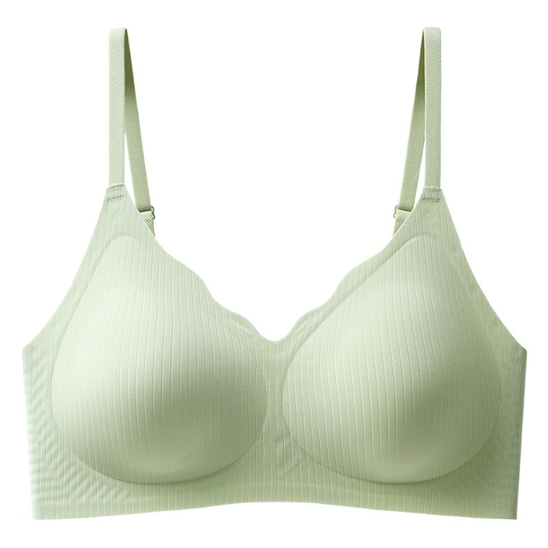 Seamless Bra with Fixed Cups, Push-Up, Anti-Sagging, Adjustable Bra for Women, Full Cup, Full Coverage, Anti-Sagging