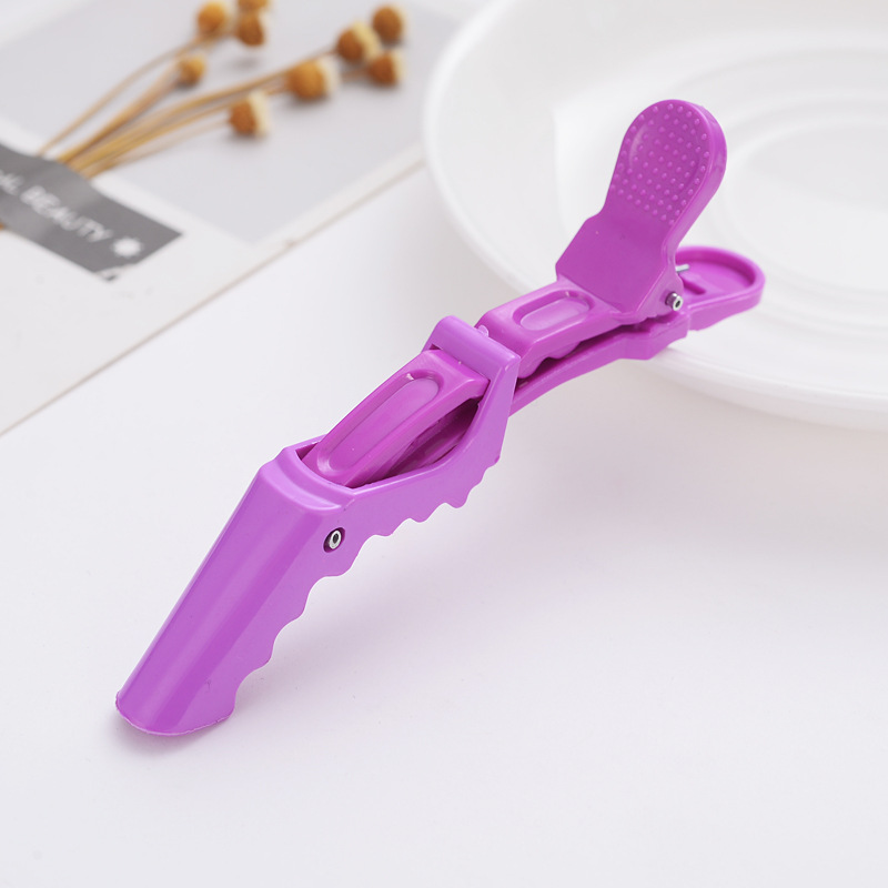 Picture of Multi-functional hair styling clip positioning partition alligator clip long mouth clip crane mouth clip curly hair stylist's choice