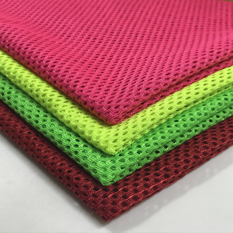 In stock polyester warp knitting 250g cradle Net beach chair office chair backrest single mesh hat bag handbag stroller net
