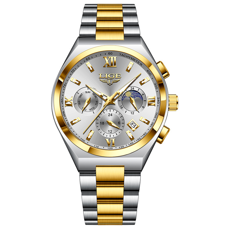 Picture of LIGE/LIGE Watch Cross-border Hot-selling Multifunctional Waterproof Quartz Watch Luminous Men's Watch Men's Watch