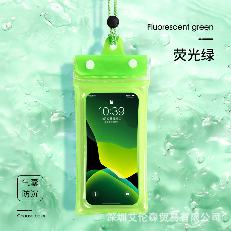 Picture of Airbag mobile phone waterproof bag touch screen 8 waterproof underwater shooting waterproof case drifting mobile phone bag waterproof bag