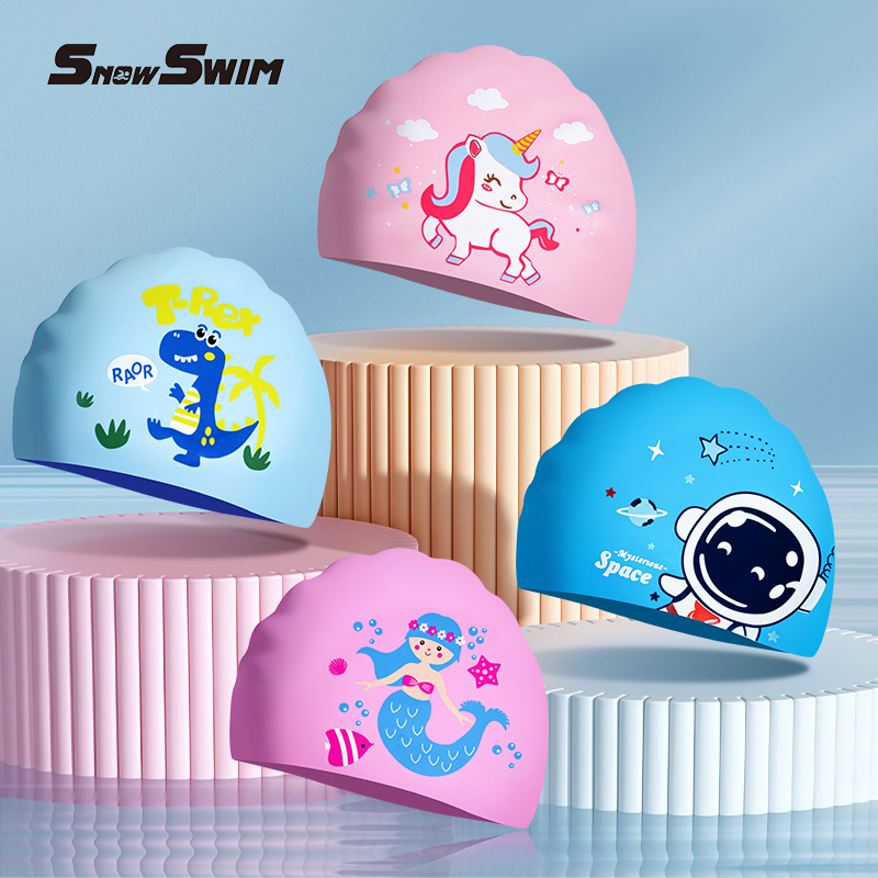 Picture of Children's swimming goggles small frame waterproof anti-fog HD boys and girls professional swimming glasses swimming cap suit diving equipment