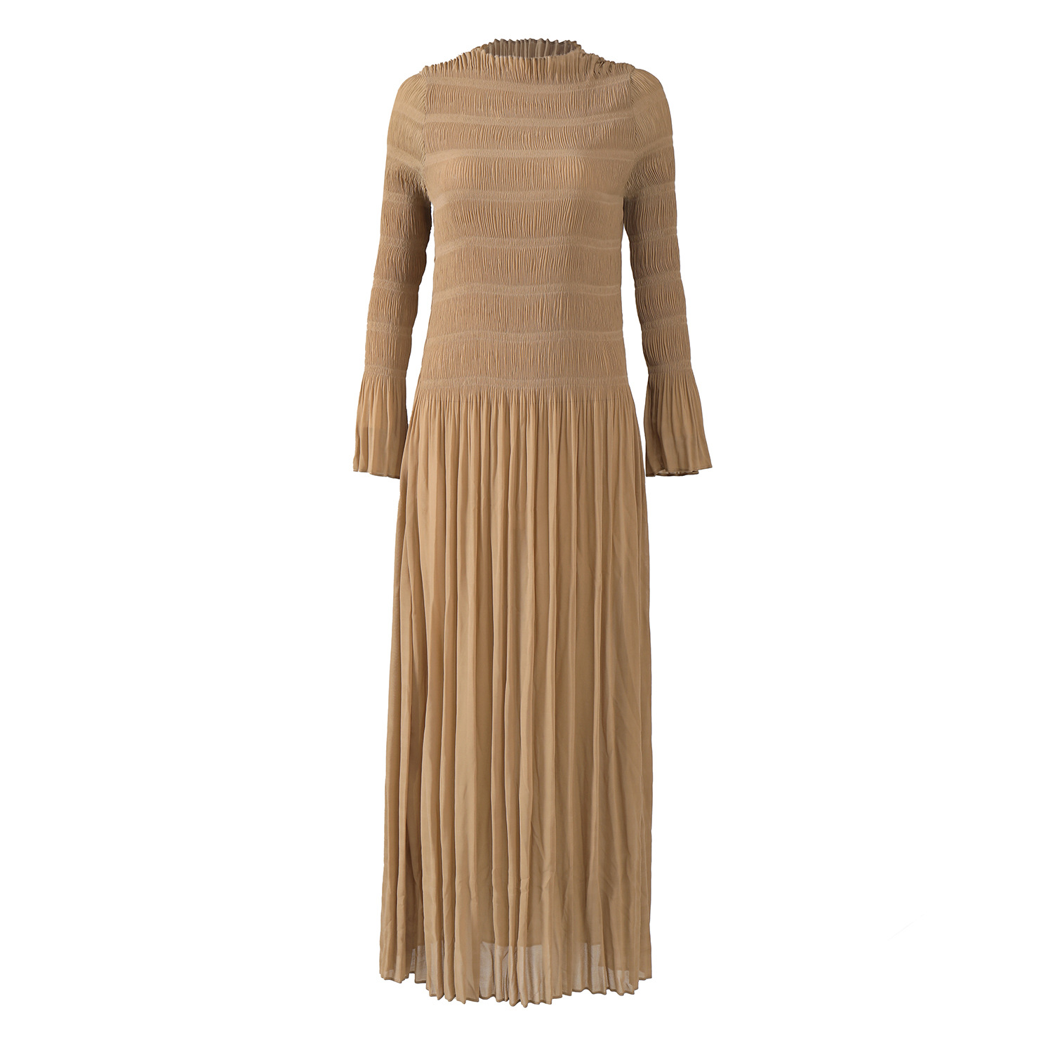 Picture of European and American Clothing Long-Sleeved Dress for Women 2024 Early Autumn New Large Size Slim Round Neck Elegant Elegant A-Line Long Skirt