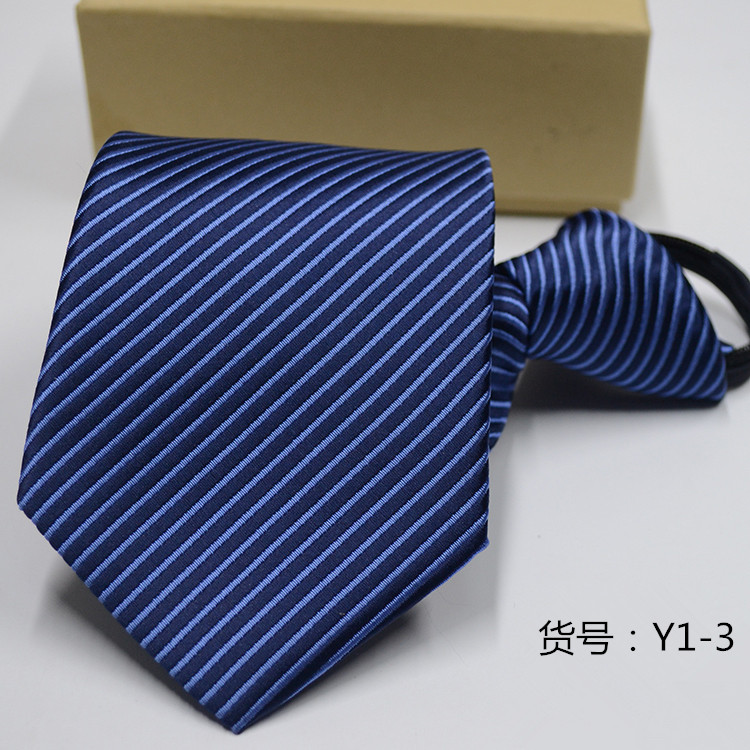 Picture of Men's Easy-To-Pull Casual Zipper Tie New Korean Style Professional Formal Wear Convenient Lazy Tie Ready for Sale
