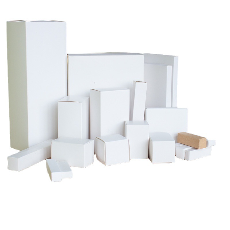 Picture of Shenzhen Small White Box Carton Packaging Window Packaging Box Inner Box White Cardboard Box Small Batch Blind Box Custom Double Insert Box