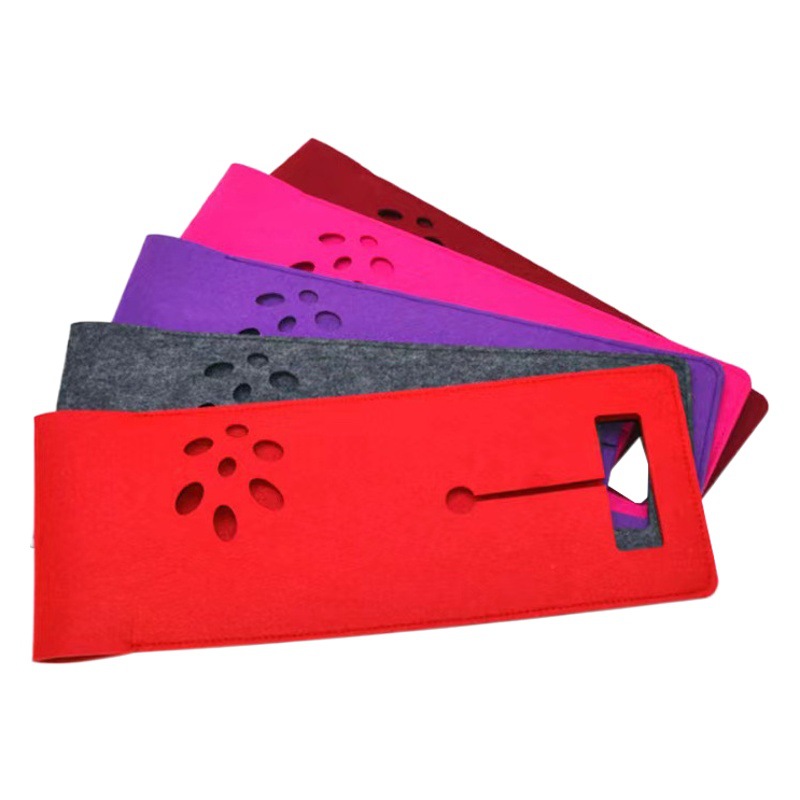 Manufacturer Felt Wine Bag Gift Bag Wine Protective Cover Gift Packaging Bag Storage Bag Candy Color Gift Packaging