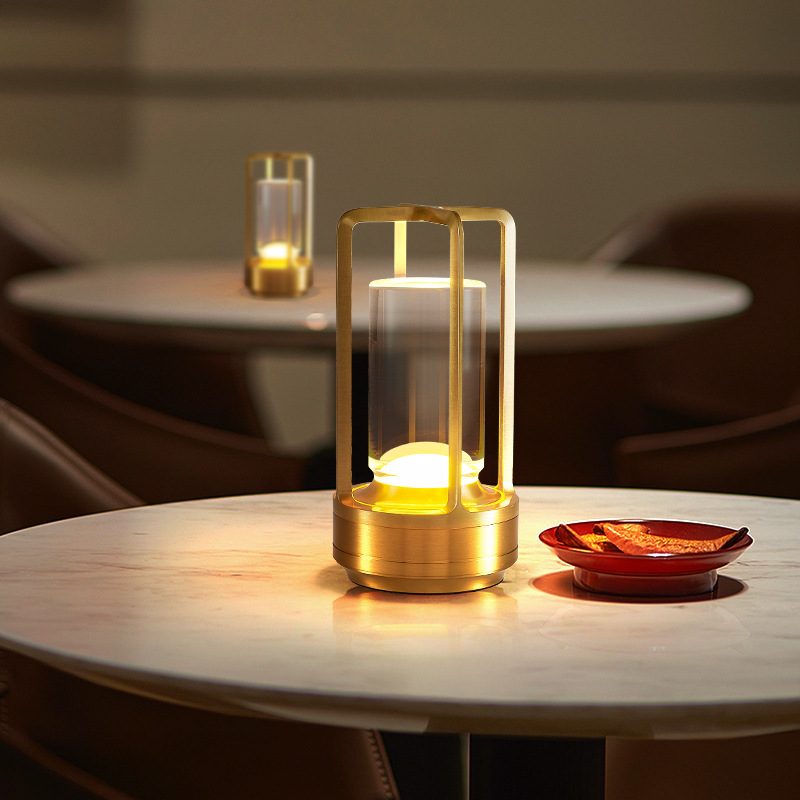 Cross-border touch night light USB charging decorative light creative bar camping bedside light night light in stock supply