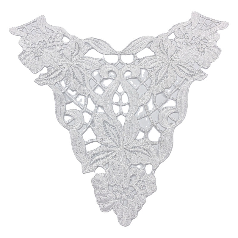 Polyester silk high quality water soluble collar/false collar DIY handmade materials/lace clothing accessories versatile
