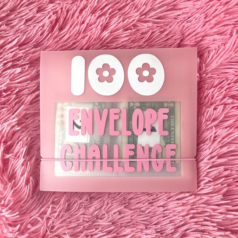 Picture of New cross-border 100 Envelope Cash Stuffing Savings Challenge Binder