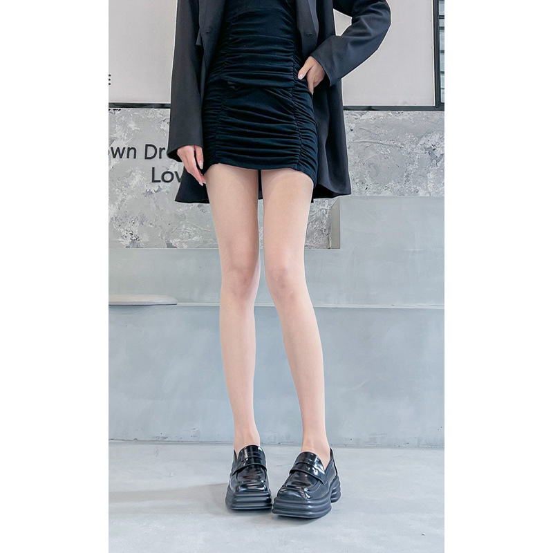 Picture of Stockings for Women in Summer, Ultra-Thin, Anti-Snatch, Flesh-Colored Concealer, Skin-Beautifying Pantyhose, Bare Leg Socks, Natural and Sexy Black Stockings