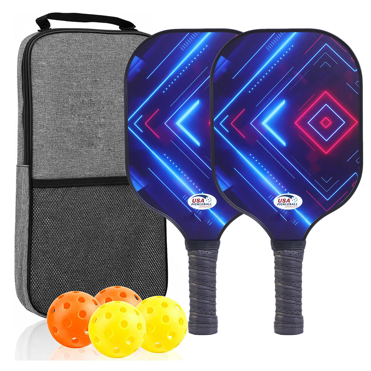 Picture of Peak Racquet suit Fiberglass Outdoor Feather Board Single Shoulder Storage Bag Pickleball Set Trainer