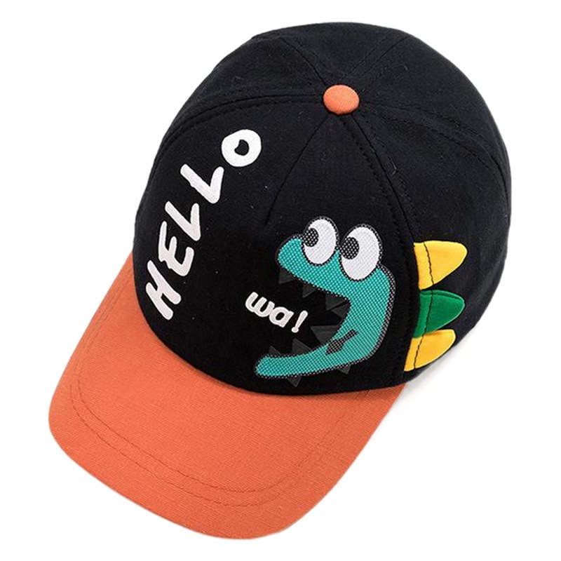 Dinosaur Children's Baseball Cap Autumn New Children's Hat Cartoon Children's Hat Baby Baseball Hat MZ9504
