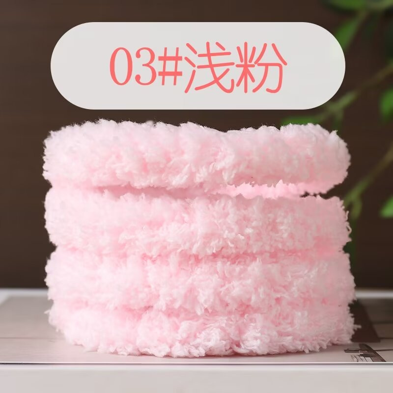 Picture of 15mm coral fleece twist bar super thick super dense handmade diy material bag puppy cat rabbit wool top