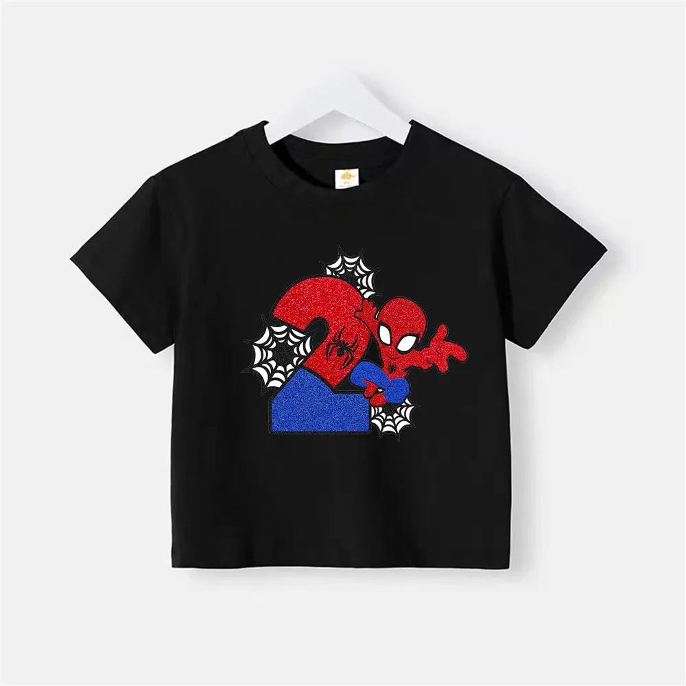 Picture of Cross-border foreign trade children's clothing fashion short-sleeved T-shirt 2025 summer new cuhk children's casual round neck T-shirt
