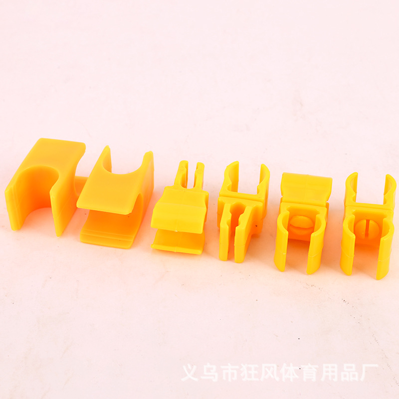 Picture of Mark Rod clip pipe clamp body energy ring clip Mark rod connection rotating clip Football Mark Rod supporting