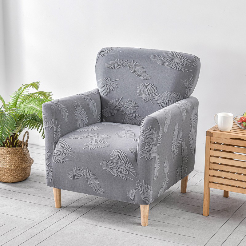 New stretch cotton wool single sofa cover anti-cat scratch dust cover