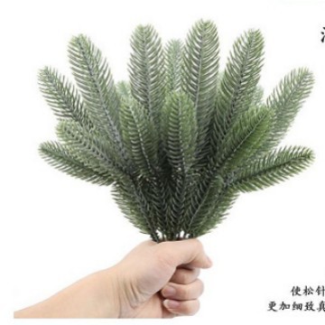 Picture of Simulated Plant Plastic Stereo Double-Sided Pine Needles Simulated Plastic Pine Needles Christmas Tree Garland Decorative Plastic Pine Needles