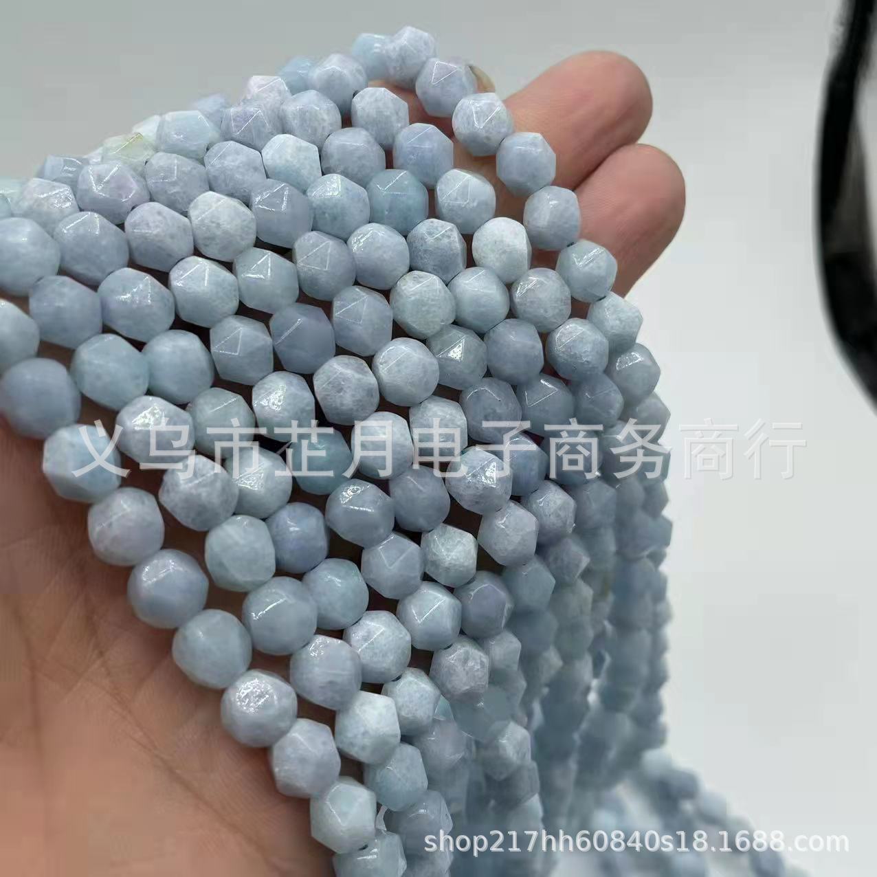 Picture of Factory direct new variety of natural stone diamond cut diy handmade loose beads bracelet jewelry accessories materials
