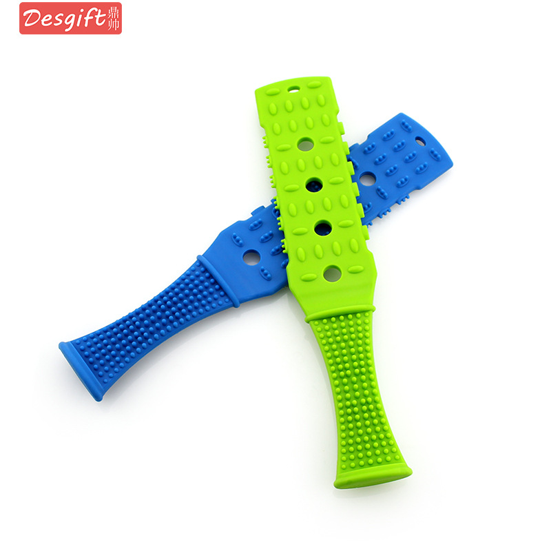 Wholesale Meridian Pai Sha Board Acupoint Massage Stick Long Hammer Silicone Back Beater Meridian Pai Health Beater