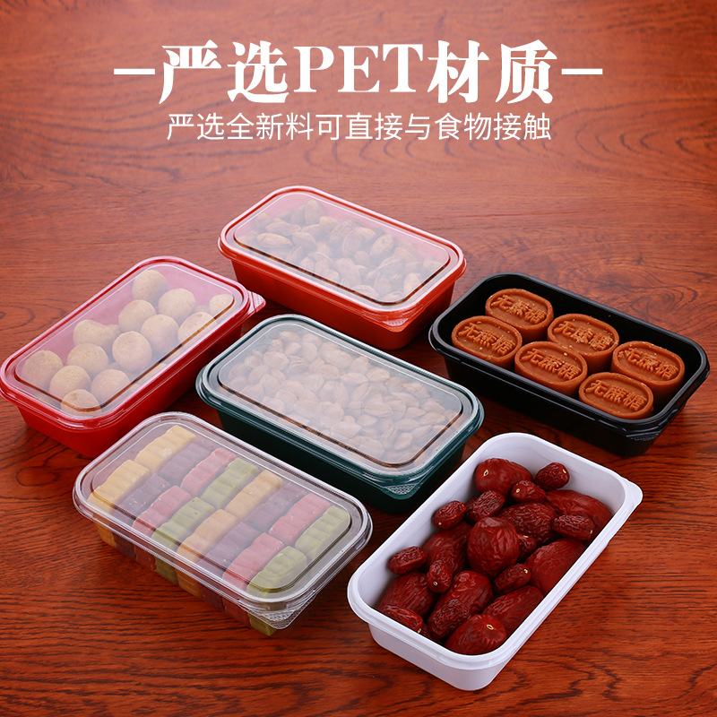 Chinese Pastry Peach Cake Packaging Box Dessert Transparent Box Old Woman Cake Mesu Luxi River Same Style Packaging Box