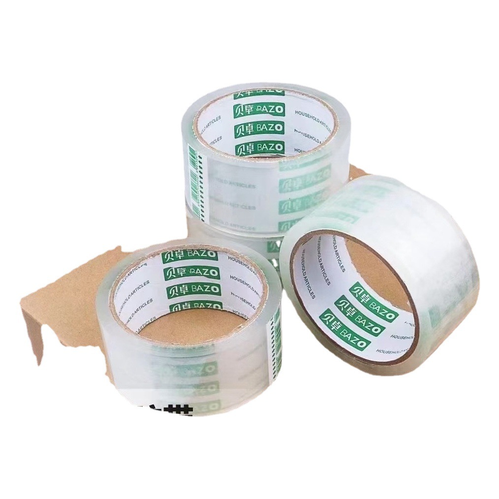 Bezhuo transparent sealing tape large roll express packing tape office packaging sealing stationery tape packaging