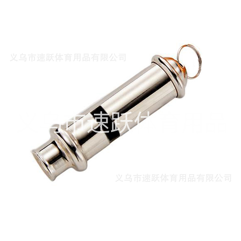 Picture of Whistle Stainless Steel Whistle Security Metal Alarm Whistle High Frequency Large Decibel Outdoor Life-saving Whistle Flute Whistle Referee