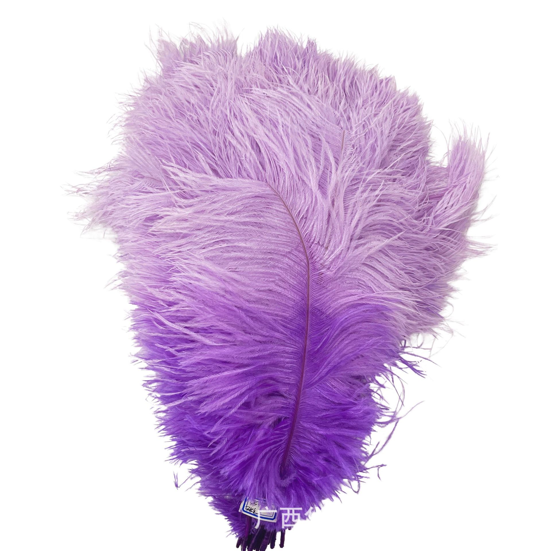 35-40cm ostrich feather gradient wedding decoration feather DIY handicrafts stage costume accessories cross-border exclusive supply