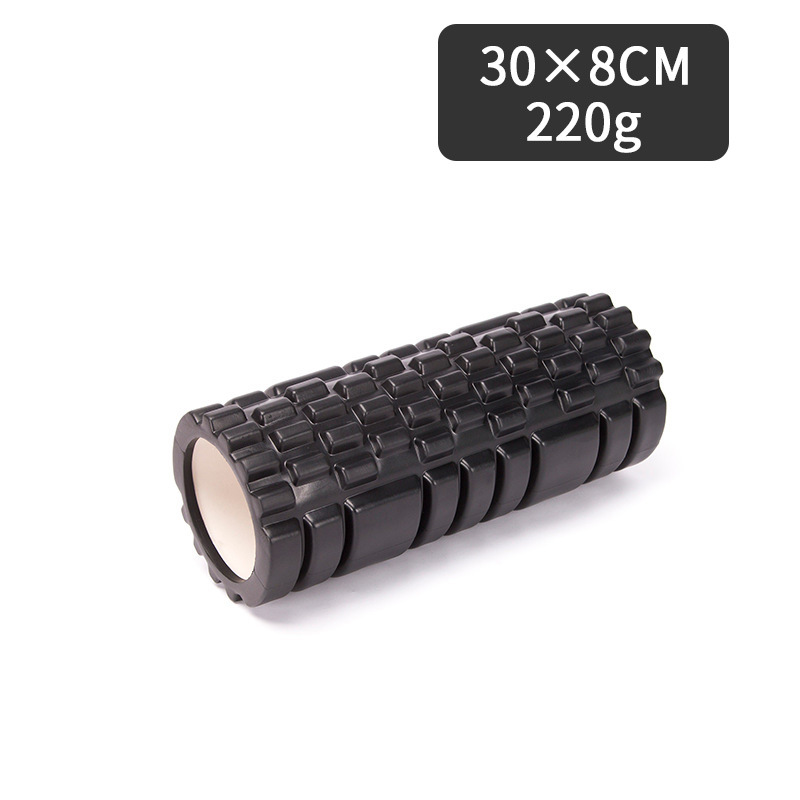 Picture of EVA foam shaft fitness body massage stick spike hollow column shaping yoga shaft pink fascia yoga column