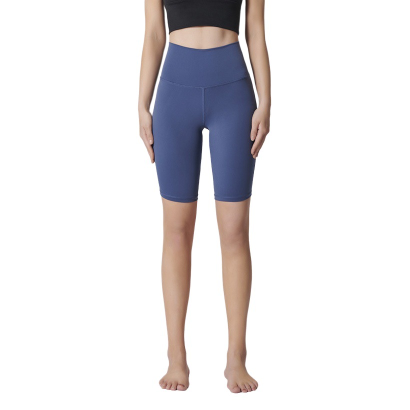 Summer Cool Sports Sweat-Wicking Fitness Cycling Pants, Tight-Fitting High-Waisted Butt-Lifting, Can Be Worn as a Bottoming Five-Point Yoga