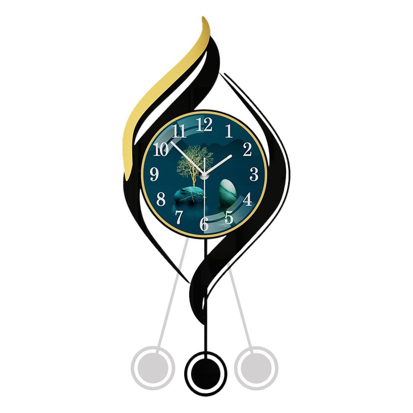 Clock Wall Clock Living Room Modern Simple Fashion Hallway Clock Decoration Home Creative Internet Celebrity Atmospheric Clock Wall