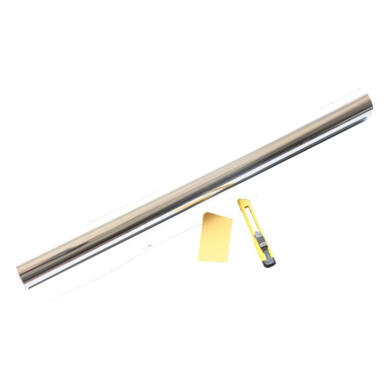 Window Glass Insulation Film One-Way Perspective Factory Glass Film Sun Protection Uv Mirror Silver Anti-Peeping Film