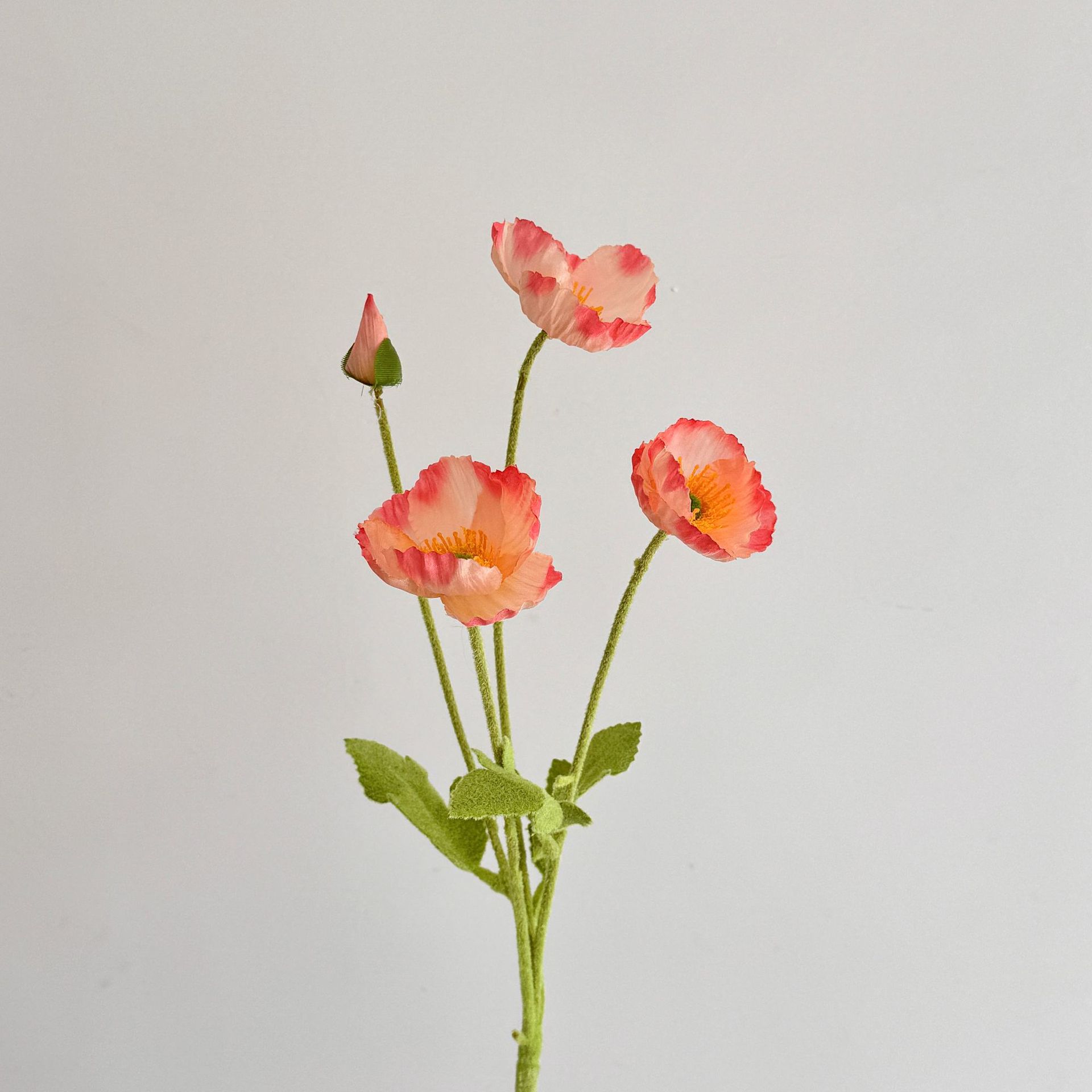 Picture of Poppy Artificial Flowers, High-End Realistic Wedding Scene Layout, Home Decoration Ornaments, Artificial Flowers, Silk Flowers, Artificial Flowers