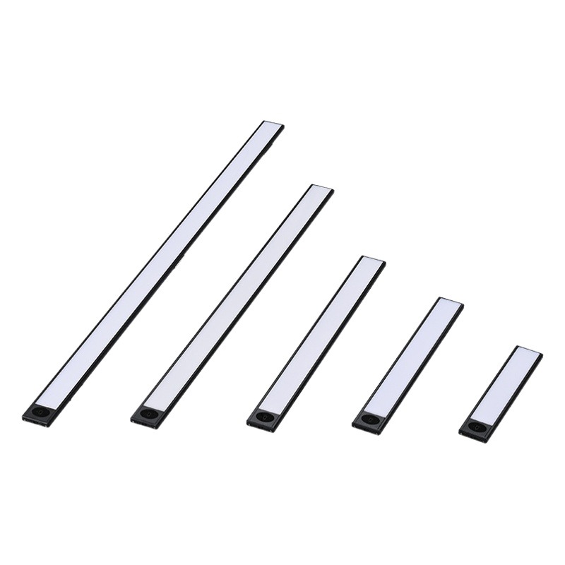 Thin Three Color Light Hand Sweep Induction Lamp Kitchen Bookcase Cosmetic Mirror USB Rechargeable Wireless Magnetic Cabinet Lamp