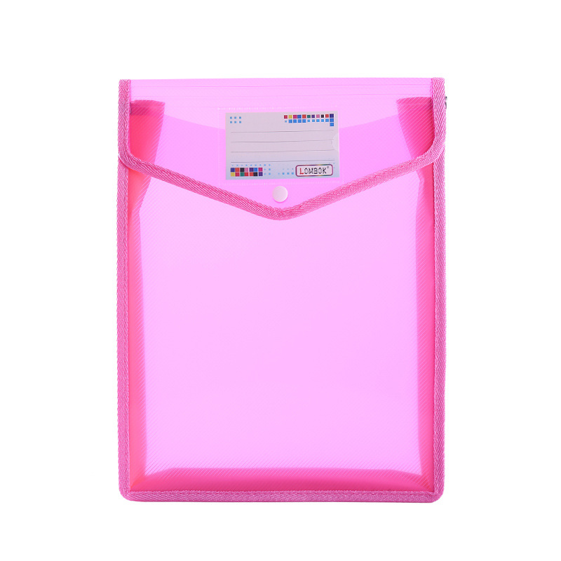 Picture of A4A5 folder storage student envelope office test paper bag twill 9 color vertical three-dimensional file bag