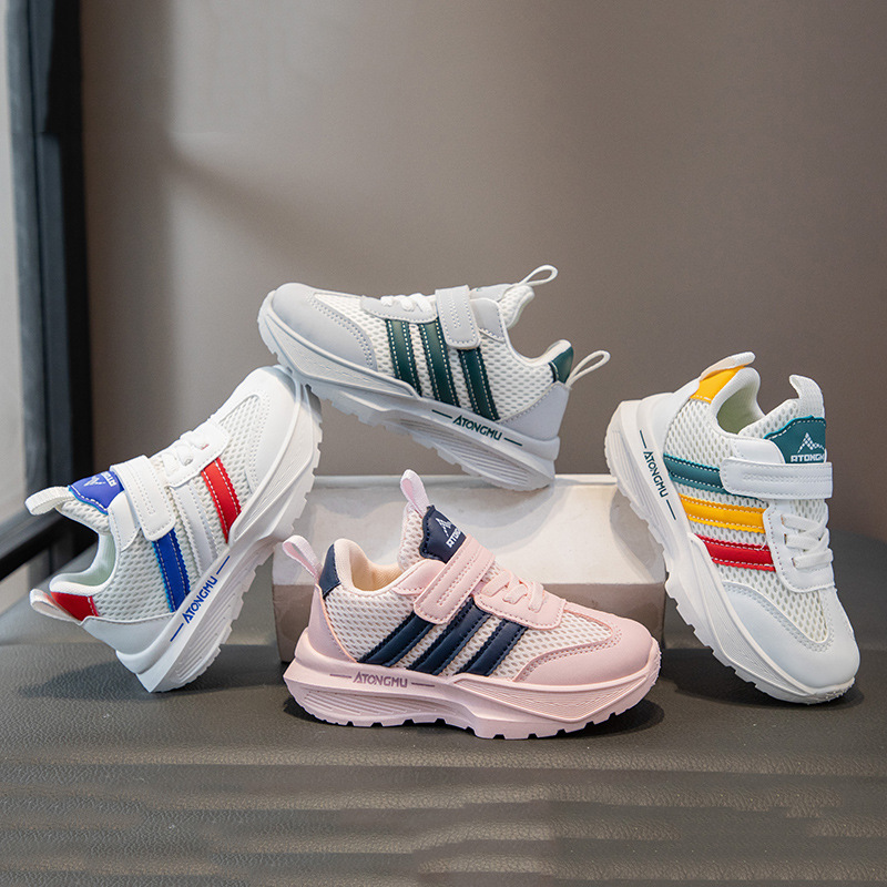 Children's sports light and stable casual shoes spring baby shoes breathable children's sneaker boys breathable casual shoes women