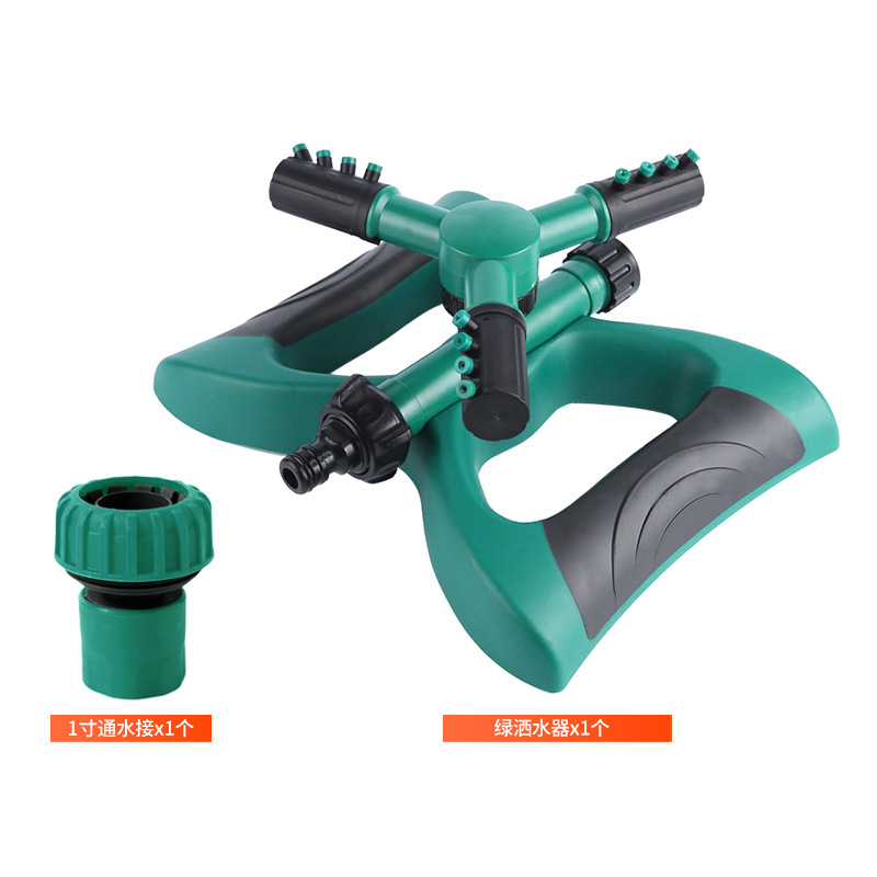 Picture of Wholesale 360-Degree Automatic Rotating Butterfly Sprinkler Garden Watering Three-Head Series Three-Pronged Lawn Sprinkler