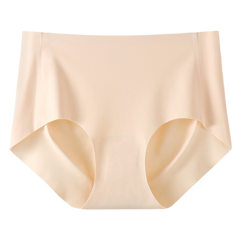 One-piece Seamless Underwear Women's Ice Silk Yoga Fitness Women's Cotton Pure Cotton Anti-bacterial Girls Sexy Girls