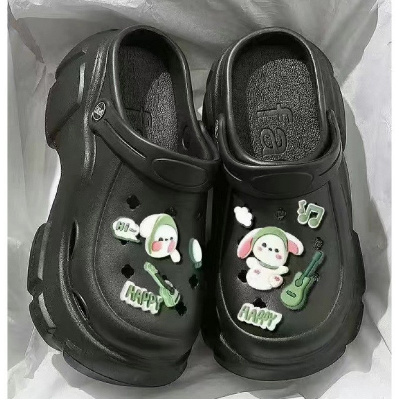 Picture of Baotou EVA hole shoes in 2025 new fashion and versatility student comfortable and casual two-wear non-slip slippers for women's summer