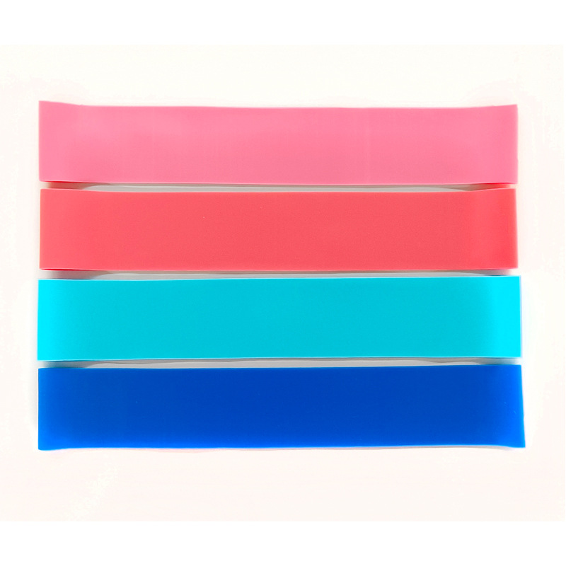 Picture of 0.6mm Kidsren's Seat Beach Chair Elastic Band Leg Rehabilitation Training Posture Fitness Elastic Circle Resistance Band