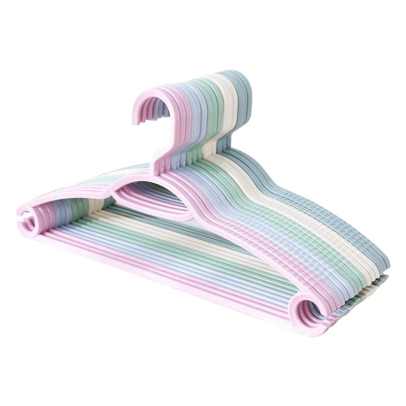 European Style Clothes Hanger Household Adult Wide Shoulder Clothes Rack Clothes Drying Rack Plastic Clothes Drying Support