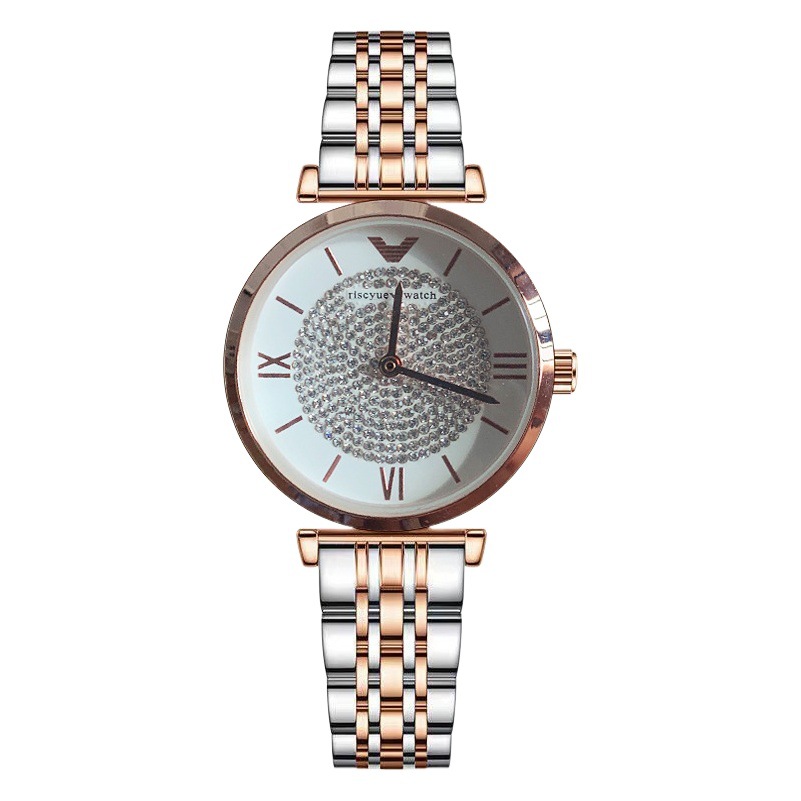 Rscy Gypsophila Women's Watch, High-Looking Luxury Steel Band, Ultra-Thin Quartz Women's Watch, One-Piece Gift Choice