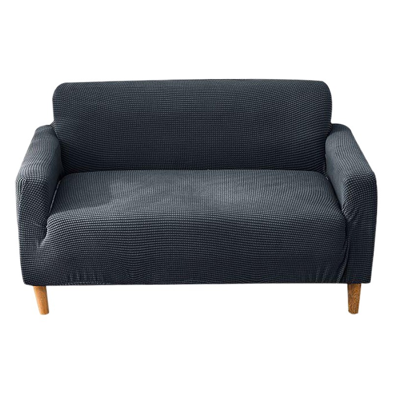 Modern Simple Waterproof Fleece Solid Color Elastic Full Cover Thickened European Style Home Fabric Combination Sofa Cover