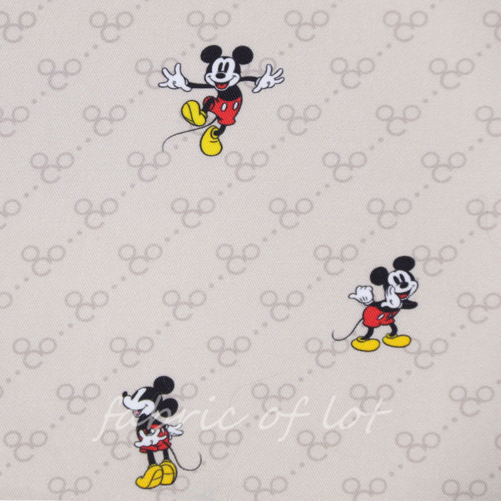 12072D# Mickey Digital Printing 30s TENCEL Lyocell Women's Shirt Dress Woven Fabric