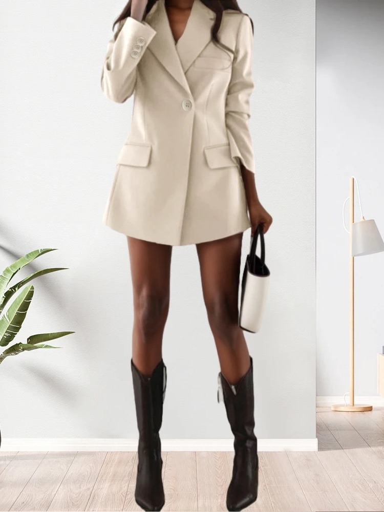 Picture of 2024 Women's Spring New Suit European Station Jacket Slim-fit Fashion Small Suit British Light Fashion Jacket