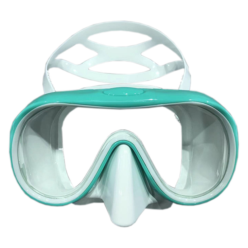 Picture of New diving goggles large frame HD adult snorkeling mirror tempered glass liquid silicone mask diving equipment