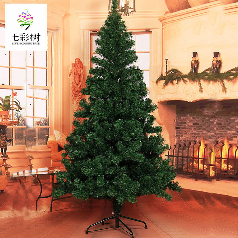 Christmas tree 1.2/1.5/1.8/2.1/2.4/3 m home bare tree simulation Green DIY Christmas decorations
