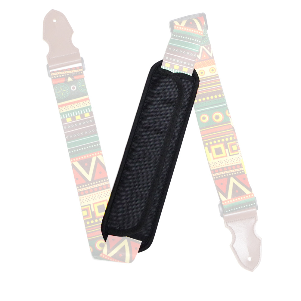 Picture of Guitar Strap Shoulder Pad Strap Strap Backpack Shoulder Pad Oxford Fabric Leather Optional Widened Thickened