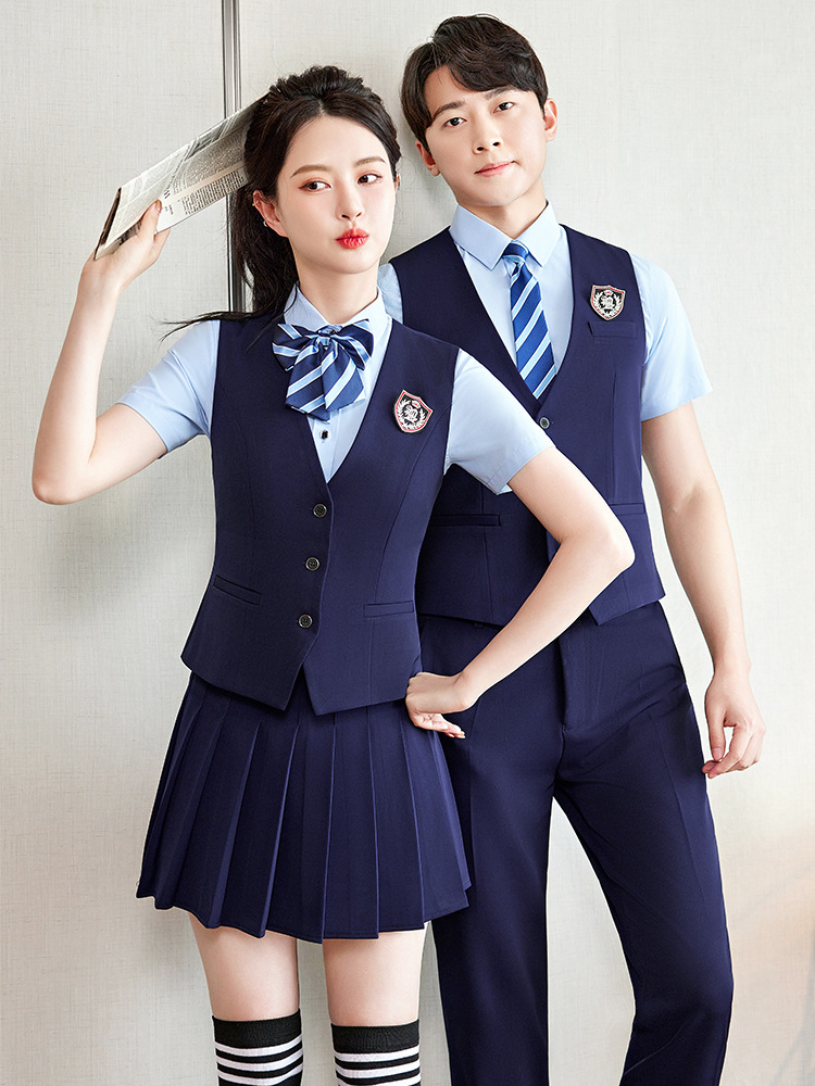 Picture of Class uniform spring and summer college style junior high school student graduation school uniform suit senior high school student graduation season chorus recitation performance costume