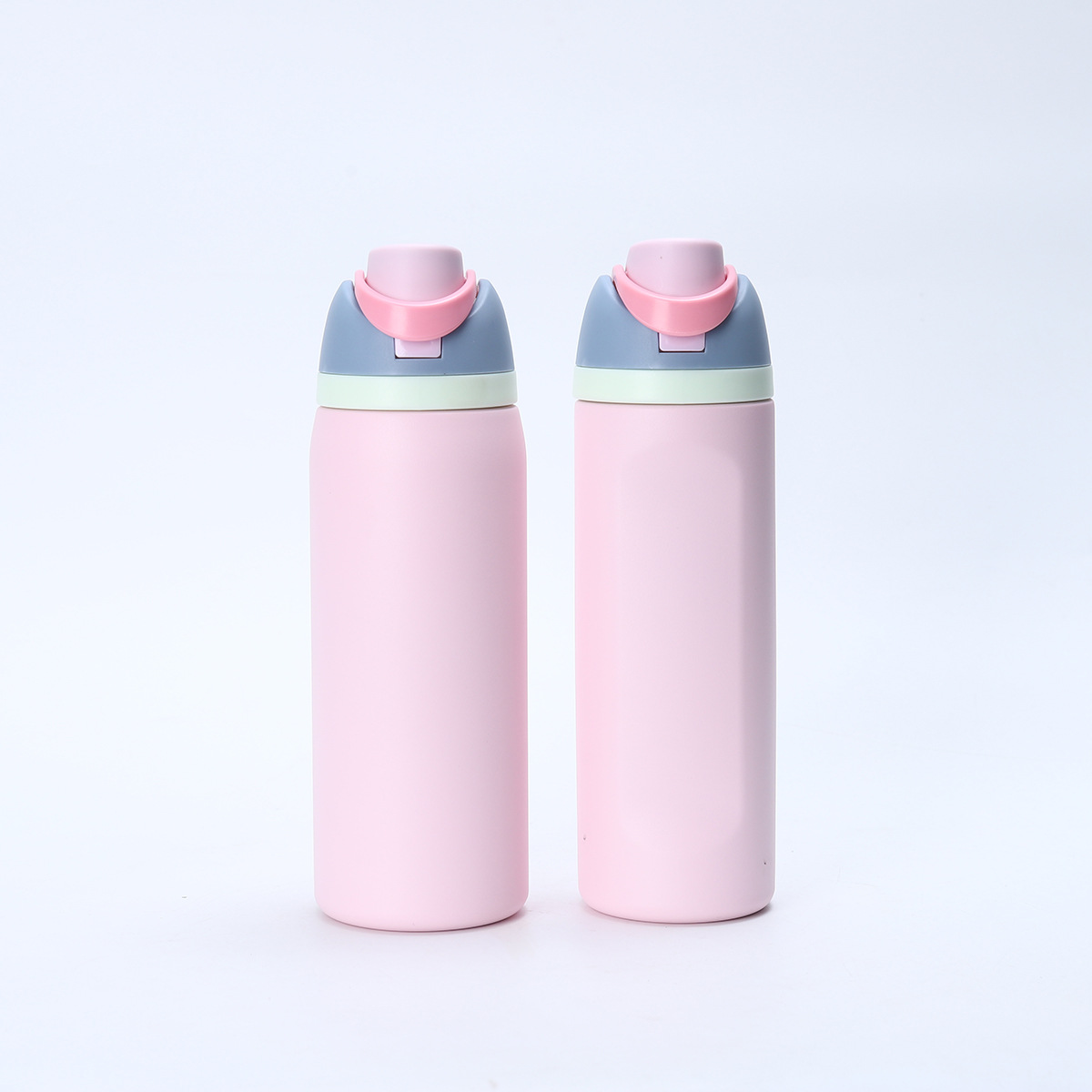Picture of Cross-Border Double-Drink Lid Stainless Steel Thermos Cup for Men and Women, Outdoor Sports Fruit Cup 304 Stainless Steel Thermos Cup